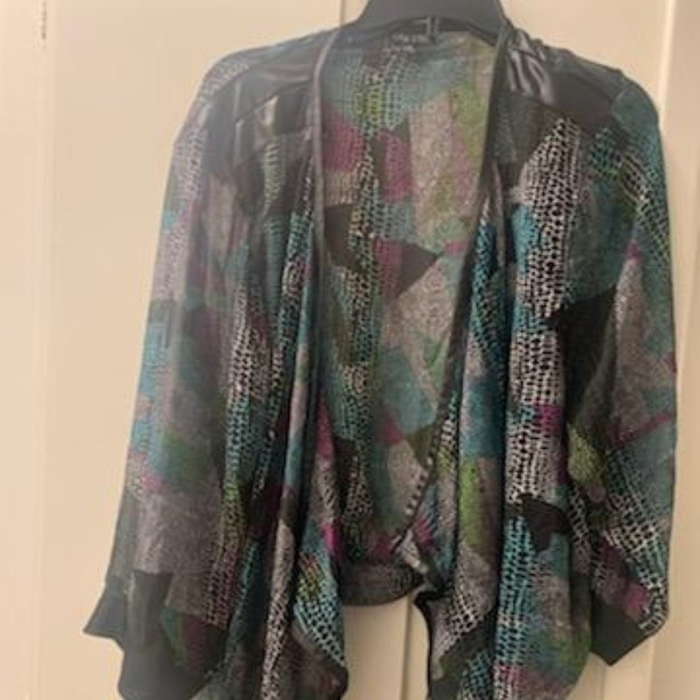 city chic XXL sheer cardigan